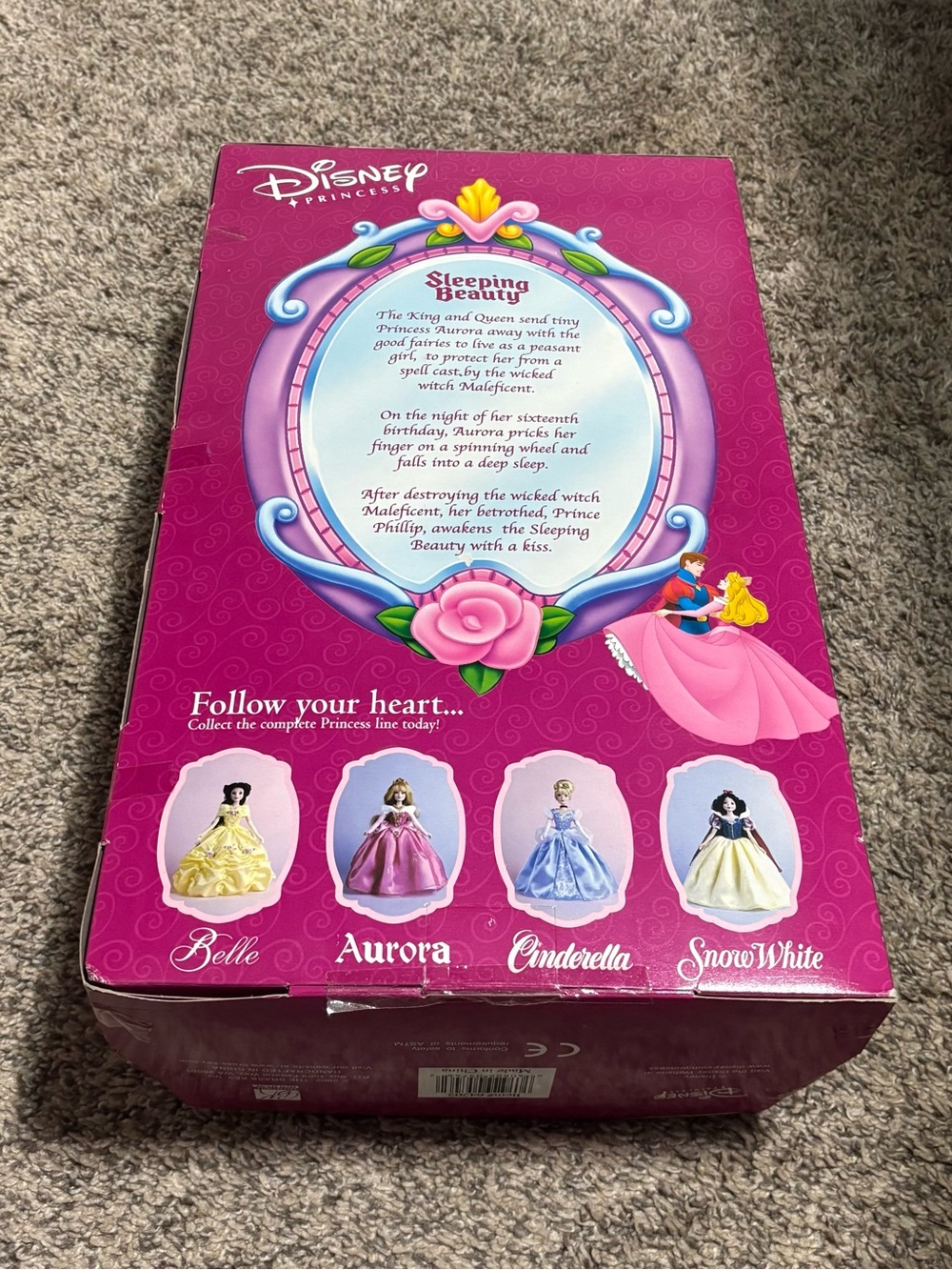Disney Aurora Porcelain Keepsake Doll - NEW - Picture 2 of 4